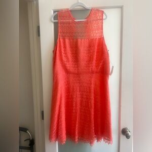 BB Dakota Lace Sleeveless A-Line Dress
